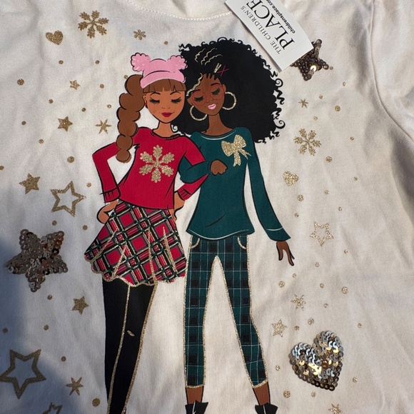 Girls Graphic Top Girls M Long Sleeves NEW WITH TAGS The Children’s Place - Picture 3 of 6